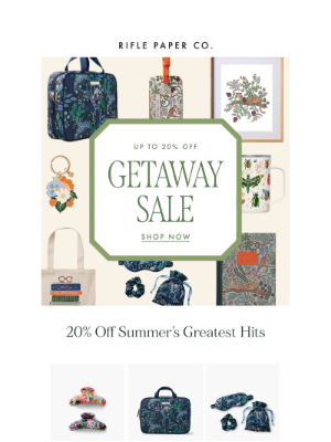 Rifle Paper Co. - Ends Tomorrow: Up to 20% Off