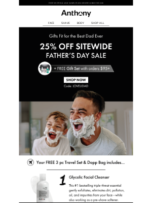 Anthony - 25% OFF – Grab the perfect gift for the old man!