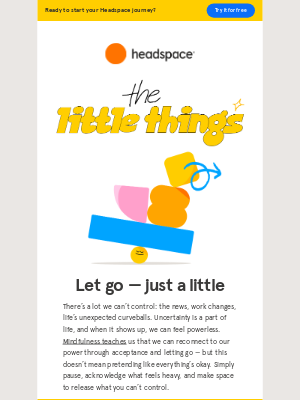 Headspace - When life feels like one big question mark…