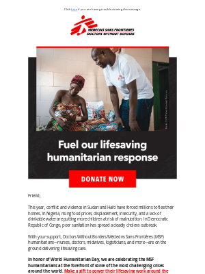 Doctors Without Borders - Through the eyes of MSF staff