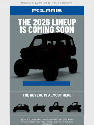polaris - The 2026 Lineup Is Almost Here