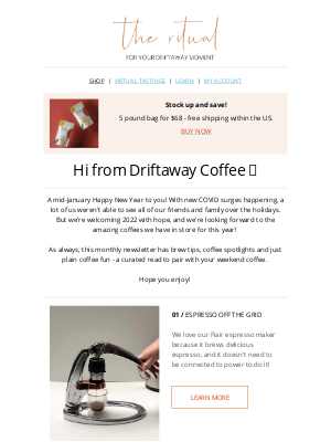 Driftaway - Brewing with a manual espresso maker⚡, French press tips ☕and coffee's health benefits 💪