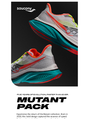 Saucony - Mutant is back.