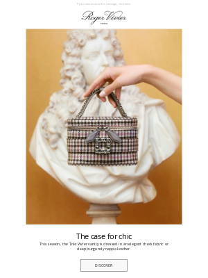 Roger Vivier Paris - The new checkered Très Vivier vanity