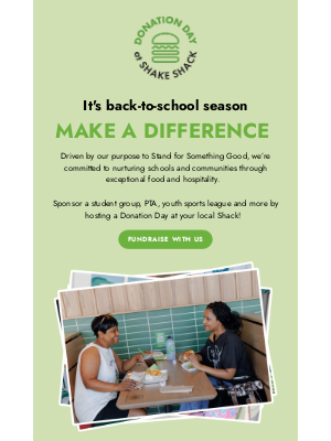 Shake Shack - Fundraise for your school with Shake Shack