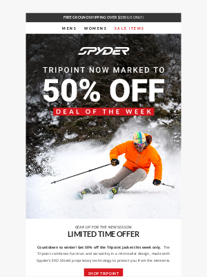 Spyder Active Sports - Math You’ll Love: You = Happy, Us = 50% OFF