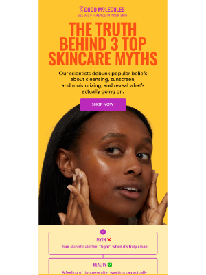 Good Molecules - 🔍 skincare myths debunked 🔍