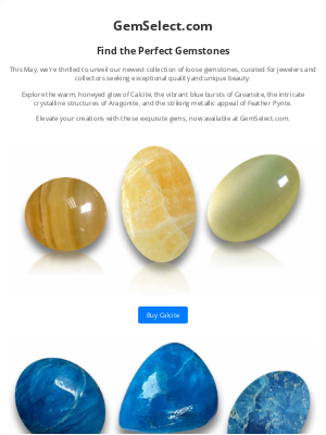 GemSelect.com - New Gemstone Arrivals for May 2025 - GemSelect