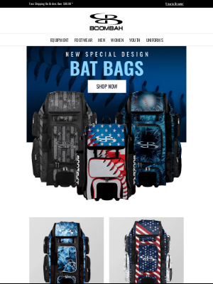 Boombah, Inc. - New Bat Bag Designs Are Here!