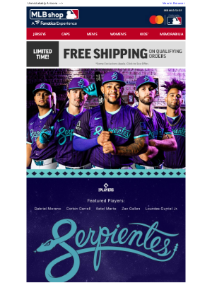 MLB - SERPIENTES: 2025 Arizona Diamondbacks City Connect Collection