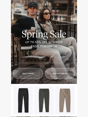 Cuts Clothing - Up to 50% Off Through Sunday
