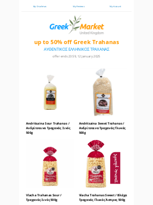 Greek Market (United Kingdom) - xxx@xxx.xxx, Greek trahanas ❤️ up to -50%