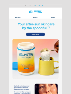 Vital Proteins - Skin Complex for after sun exposure