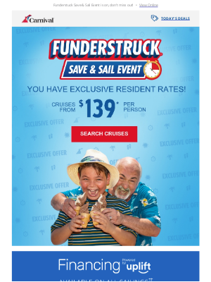 Carnival Cruise Line - Exclusive Resident Savings Inside 🤩