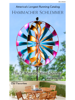 Hammacher Schlemmer - The Mid-Spring Catalog Is Here!