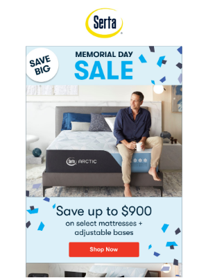 Serta - Save up to $900 on Serta® Arctic