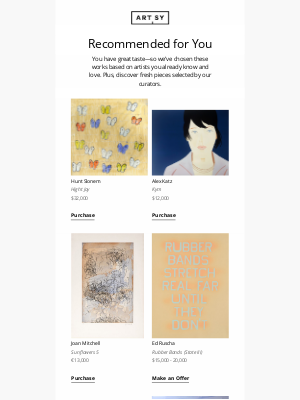 Artsy - New works for you on Artsy