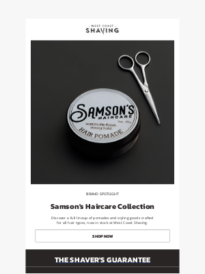West Coast Shaving - Got Hair Goals? Meet Your New Wingman.