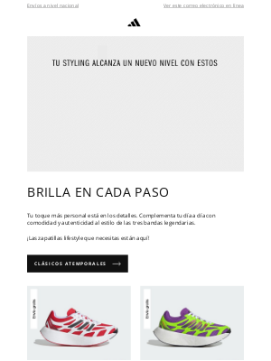 Adidas (Chile) - ** Eleva tu día a día ** Pensamos en ti...