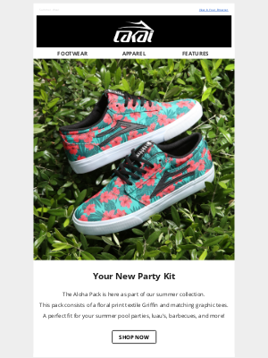 Lakai Footwear - The Aloha Pack