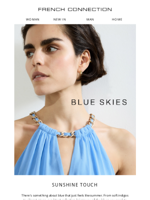 French Connection (United Kingdom) - Blue styles under blue skies 💙