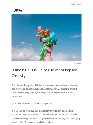 Stocksy United - What Makes Good Creative AND Good Business?