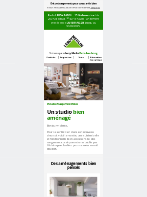 Bienvenue dans votre nouveau chez-vous