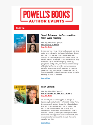 Powell's Books - Join us: Matt Dinniman, Christopher Moore, Shelby Van Pelt, and more