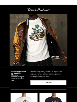 Deus Ex Machina - The pursuit for the perfect graphic tee - a truly universal mission