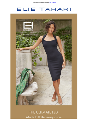 Elie Tahari - Essential Refresh: The Little Black Dress!