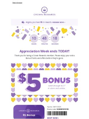Hallmark - Hurry! Member Appreciation ends today!