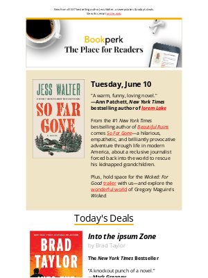 HarperCollins - Your perks for Tuesday