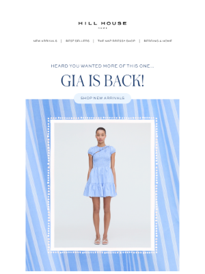 Hill House Home - GIA IS BACK!