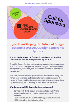 AIGA - Amplify Your Brand at the 2025 AIGA Design Conference