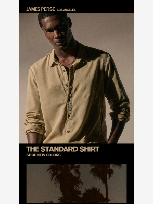 James Perse Ent. - Ultralight Cotton Standard Shirt