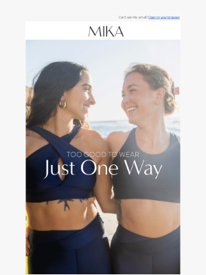 Mika Yoga Wear - Your Tops, Your Rules 👀