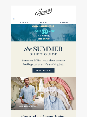 Grayers - The Summer Shirt Guide: Must See Shirt Edit