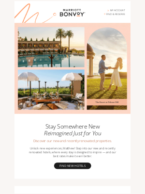Starwood Hotels & Resorts Worldwide - Something New Is Waiting. Are You In? ✨