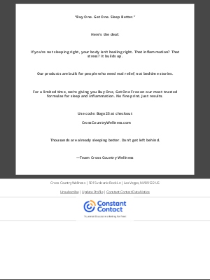Nfinity Athletic - Last Chance for Better Sleep: Act Fast!