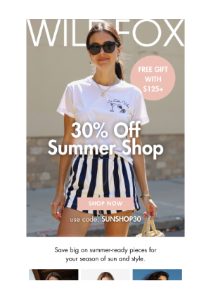 Wildfox Couture - 🌞 30% off Summer Styles happening NOW!