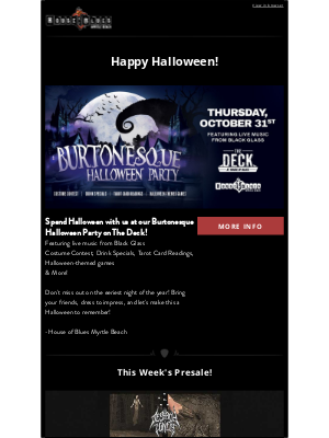 House of Blues Entertainment - House of Blues: Destroy Lonely Presale + Halloween Happenings & More!