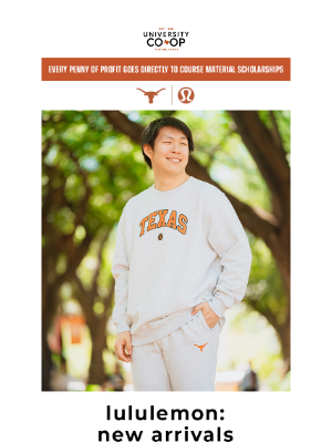 University Co-op - lululemon: New Arrivals for Spring