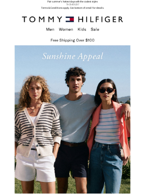 Tommy Hilfiger - Up to 50% off all things SUMMER 🌞