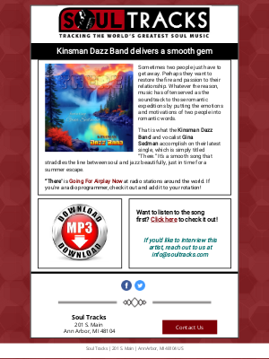 SoulTracks, LLC - SoulTracks Radio Playlist Download - Kinsman Dazz Band delivers a summer gem