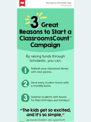 Scholastic - 3 Reasons to Start a Campaign