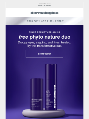 Dermalogica - LAST CHANCE: claim your free Phyto Nature duo