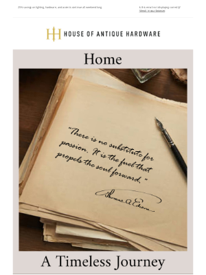 House of Antique Hardware - Where Will Your Journey Take You?