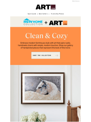 AllPosters - Modern Farmhouse From HGTV Home + Art.com