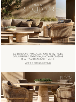 RH.com - Our New Outdoor Collections Have Arrived