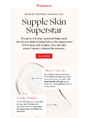 Womaness - #1 ingredient for supple skin